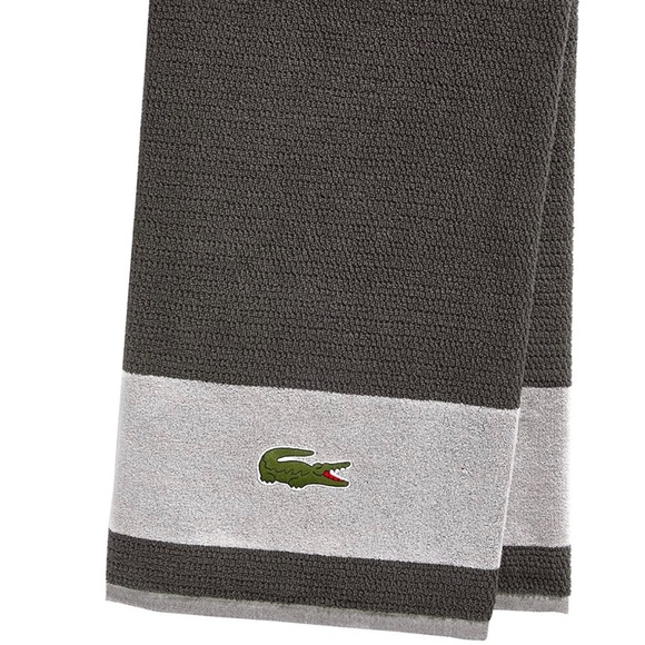 Lacoste Bath Lacoste Bath Towel 0 Cotton 30 X 52 Charcoal Gray Big
